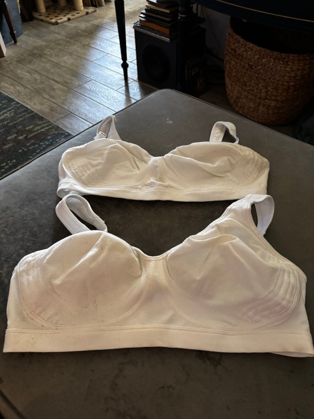Playtex #474C 18-Hour Ultimate Lift & Support Cotton Bra (S/2) White, Size 38D